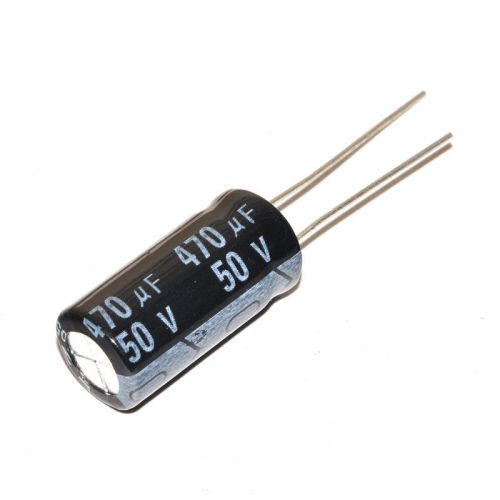 10pcs 470uf 50v 10mm*20mm radial electrolytic capacitors for sale