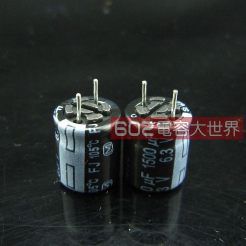 4371)100pcs panasonic 1500uf 6.3v 10*12.5mm mainboard capacitance free shipping for sale