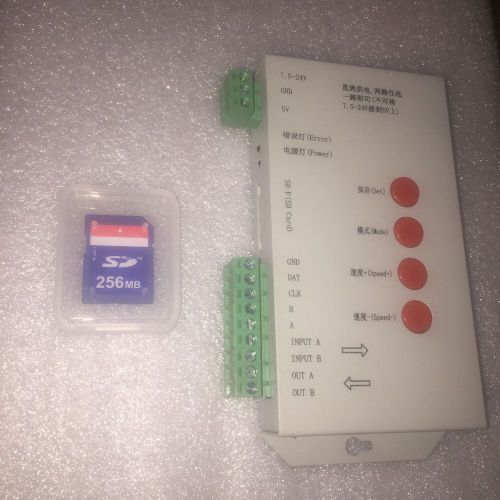 T1000s sd card controller ws2801 ws2811 ws2812b 5v 55050led led controller for sale