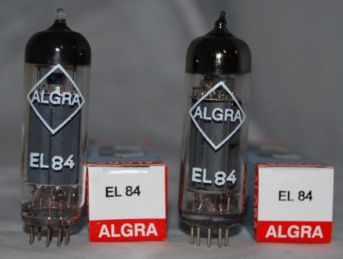 EL84 EL-84 ALGRA 6BQ5 6P15 CV2975 TUBE VALVE NOS X2pcs