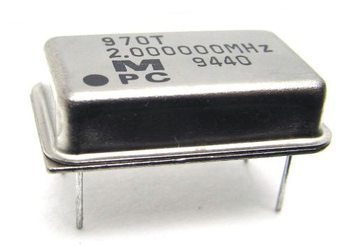 MPC Crystal Oscillator 970T 2.000000MHz New One Lot of 5 Pcs