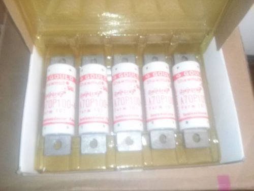 Gould-Shawmut A70P100-4 700v 100A Fuse **New In Box** Set of 5