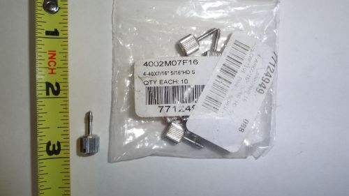 Panel screws 4-40 x 7/16  with 5/16 head