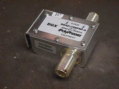 Polyphaser D6X, DGXZ+15NFNF-A, tower top DC passive coax protector