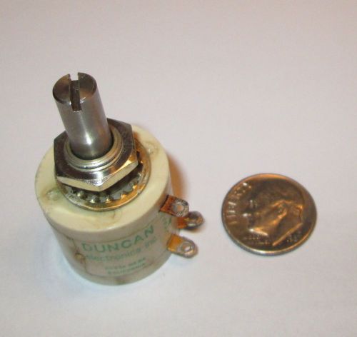 DUNCAN PRECISION POTENTIOMETER 50K OHM 10-TURNS 2 WATT  REFURBISHED