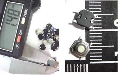 20pcs 4*4*1.5 MM micro switches press on leave off 4x4x1.5mm