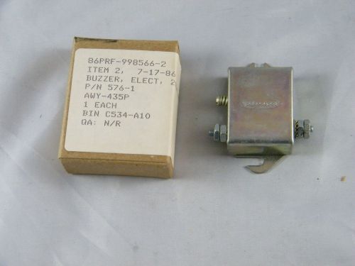 Faraday ~ 6 vdc electric buzzer ~ part number 576-1.  200hm ~ new for sale