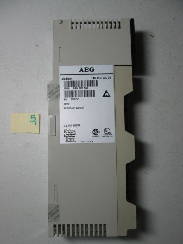 Fresh takeout aeg modicon plc module 140 aco 020 00 an out 4 ch current (113) for sale