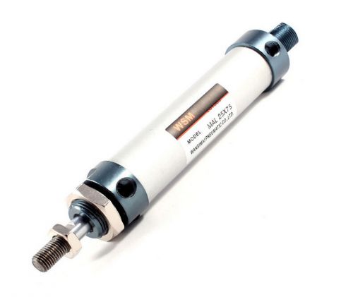 25mm bore 75mm stroke aluminum alloy pneumatic air cylinder mal25x75 for sale