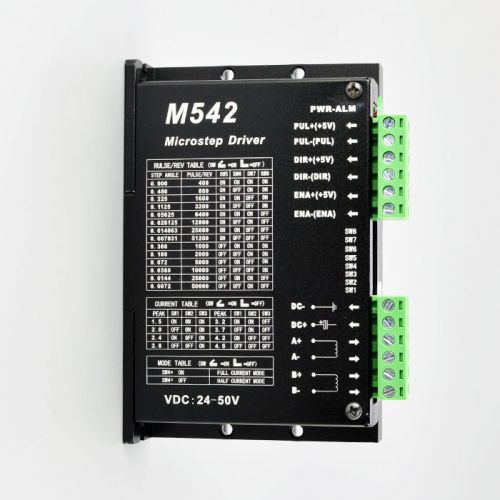 2/4 phase nema 23 stepper motor driver 24-50vdc 1.5a-4.5a 256 microstep m542t for sale