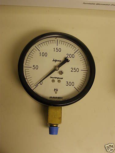 New nib marsh mastergauge 0-300 psig pressure gauge nr for sale