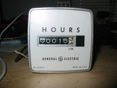 Antique Used GE Hours Used Meter 120V