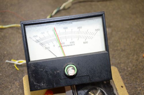 Beede Double Set Point Pyrometer Meter Gauge 600 Degree USED Thermal Sensor Heat