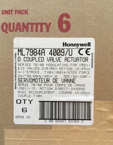 Honeywell ML7984A 4009 D Coupled Valve Actuator New In Box