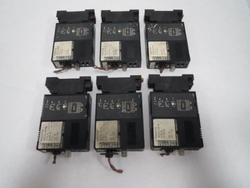 Lot 6 m-system m2ca-54-r ct transmitter module 24vdc with socket b204764 for sale