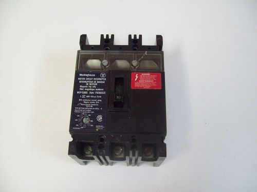 WESTINGHOUSE MCP13300S 600V 30A 3-POLE CIRCUIT BREAKER - FREE SHIPPING!!!