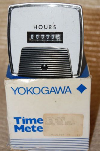 New Yokogawa Time Hour Meter 240311acab  Industrial Equipment 480 Volt 60HZ