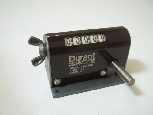 DURANT 5-D-6-1-AC COUNTER *USED*