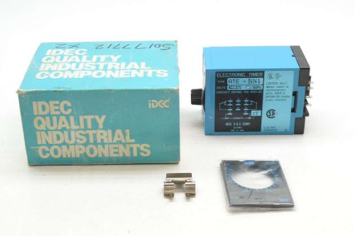 New idec rte-bn1 electronic timer 120v-ac 10a amp d413205 for sale