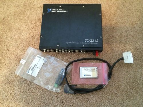 DAQ Card and SCC Carrier 6024E, SC-2345 National Instruments