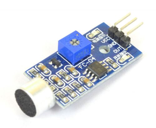 1Pcs Sound Sensor Detection Module LM393 Electret Microphone for Arduino