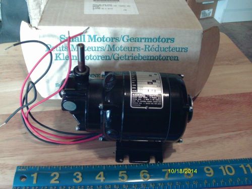 new Bodine Electric GEARMOTOR NSH-12R, 24 volt d.c., 1/500 h.p., 66 rpm