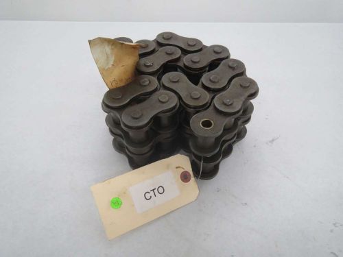 Tsubaki rs120 riveted double strands 1-1/2 in 24 in roller chain b365739 for sale
