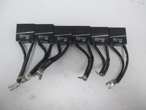 Lot 6 new national carbon sa45 carbon motor brush 1-5/8x1-1/2x5/8in d293424 for sale