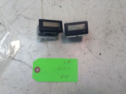Lot of 2 omron total counters h7ec-n-b for sale
