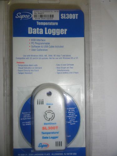 Supco sl300t data logger for sale
