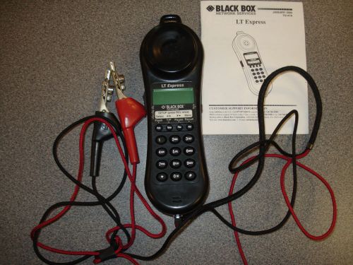 BLACK BOX LT EXPRESS TELEPHONE TEST SET TS147A (NO HEADSET) FREE SHIPPING