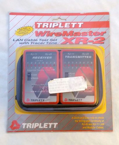 Triplett #3254 WireMaster XR-2 Lan Cable Test Set  - NEW