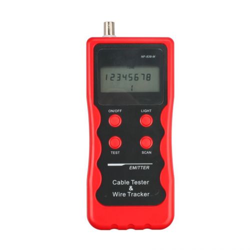 Nf838 network telephone rj11 rj45 usb cable wire tracker open circuit tester for sale