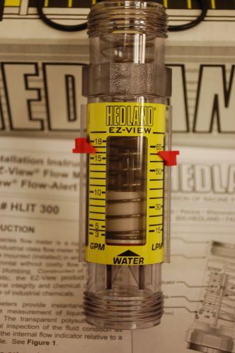 New hedland ez-view flow meter h625-018 new h625018 3/4&#034; npt for sale