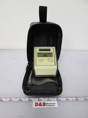 APM Model 87 Digital Radiometer 9VDC Battery 3.5mm Jack with Soft Vinyl Case