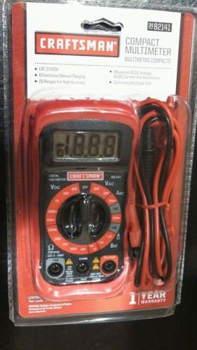 Craftsman Digital Multimeter with 8 Functions and 20 Ranges 3482141