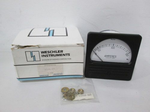 New weschler/nes instruments 291b292a16 0-150 a-c amperes panel meter d292500 for sale