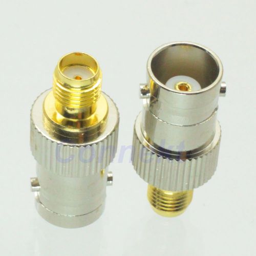 1pce bnc female jack to sma female jack rf adapter connector for sale