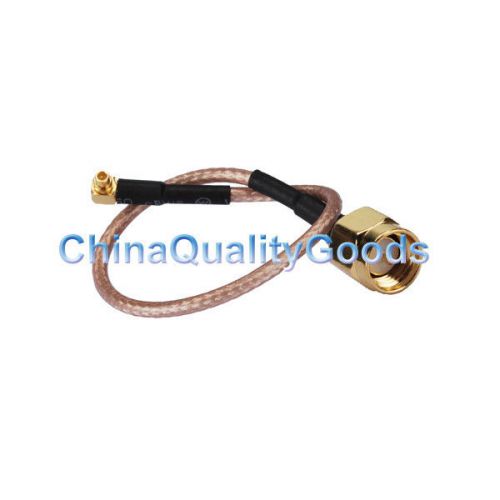 Rg316 15cm cable assembly sma male to mmcx male right angle pigtail for sale