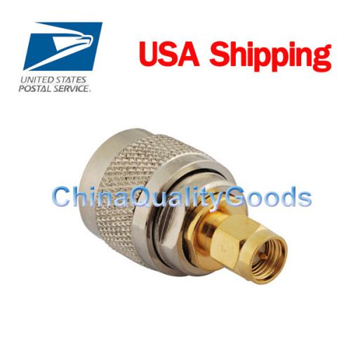 USA Fast Shpping; SMA Plug to UHF PL-259 male ST Plug RF Coax Adapter connector