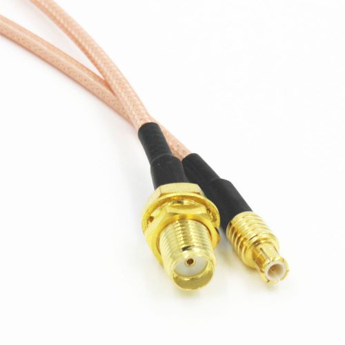 1 x SMA female jack to MCX straight male plug  RG316 Pigtail RF Cable 15CM