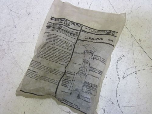 ARO 125121-000 MINIATURE AIRLINE FILTER *NEW IN A FACTORY BAG*