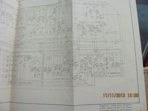 Cubic manual pn86-7300: ohms converter - plug-in accessory - o&amp;m schem # 19436 for sale