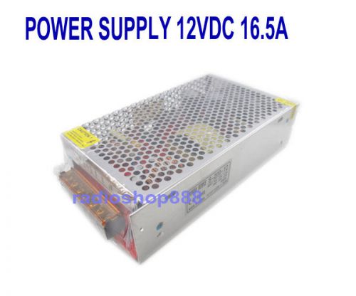 S-200-12 super stable 12v 13.8v regulated radio power supply 10.5 - 13.8v 16.5 a for sale