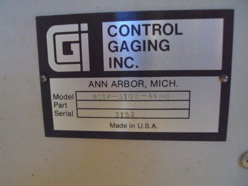 Control Gaging, Gage Amplifier