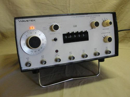 Wavetek Model 171 Frequency Synthesizer/ Function Generator Test Equipment