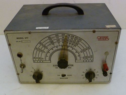 EICO Model 377, Audio Generator, SER 3340, Vintage, Old, Used