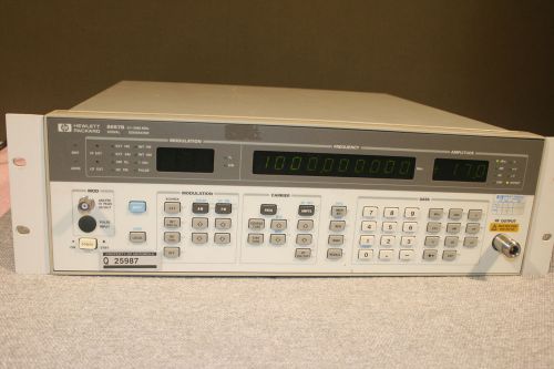 Hp/agilent 8657b synthesized signal generator, opt 001, 908, 100khz to 2060 mhz, for sale