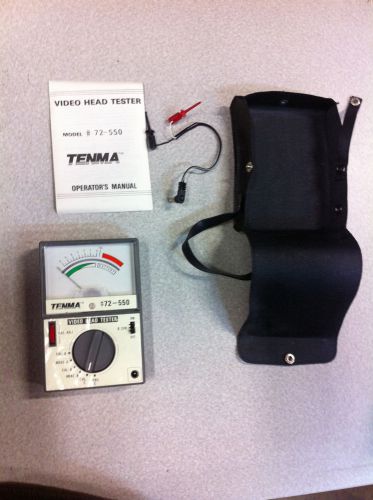 TENMA 72-550 Video Head Tester , with case and book - free shipping!