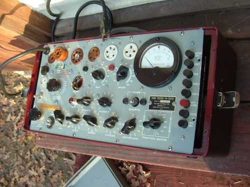 Vintage military tv-7 d/u multi-amp tube tester, working, needs further repair. for sale